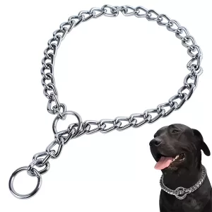 Hundewürgehalsband, Kettenhundehalsband, Hundetrainingshalsband, Hundehalsband aus Edelstahl