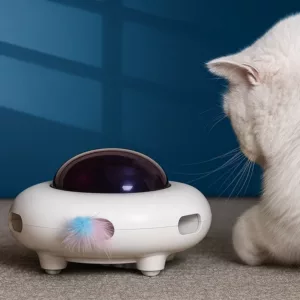 cat toy, interactive cat toy, ufo to, moving cat toy, automatic cat toy, automated cat toy, cat exercise toys